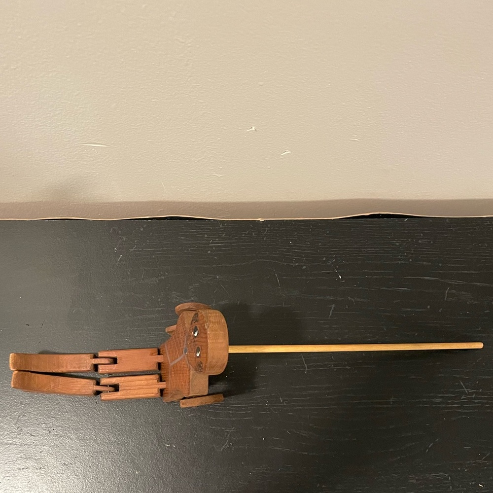 Vintage wooden puppet/ dancing man.
